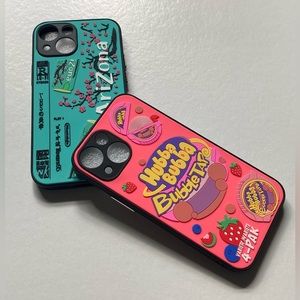 Two pack brand inspired 3D iPhone 13 mini cases